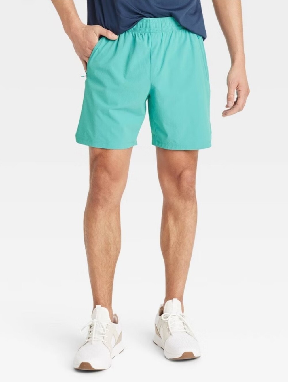 Men's Stretch Woven Shorts 7" - All In Motion Turquoise XXL